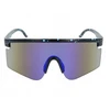 Bez Marki Ox Optics Zone akiniai nuo saulės, juodi su mėlynu