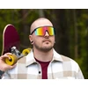 Bez Marki Ox Optics Zone akiniai nuo saulės, juodi su mėlynu
