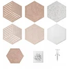 Bez Marki PANEL FILCOWY TABLICA FILCOWA KORKOWA NA ŚCIANĘ 30 X 26 X 0.9 CM 10SZT