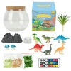 Bez Marki „Pasidaryk pats“ DINOZAUURŲ RINKINYS KŪRYBINGAS MAGICAL TERARIUM LED FONINIS ŠVIETIMAS + NUOTOLINIO PULTAS