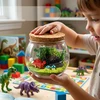 Bez Marki „Pasidaryk pats“ DINOZAUURŲ RINKINYS KŪRYBINGAS MAGICAL TERARIUM LED FONINIS ŠVIETIMAS + NUOTOLINIO PULTAS