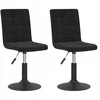 Bez Marki Pasukamos stalo kėdės 40x52x(102,5-117,5)cm, juodos