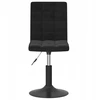 Bez Marki Pasukamos stalo kėdės 40x52x(102,5-117,5)cm, juodos