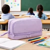 Bez Marki Penalas Szkolny dla Dziewcząt Nastolatek Specialm,Violetinis,22cm