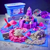 Bez Marki PIASEK KINETYCZNY PIASKOWNICA DUŻY Rinkinys 3KG FOREMKI ŁOPATKA DZIEŃ DZIECKA