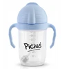 Bez Marki Piciuś Sippy buteliukas vaikams su pasvertu šiaudeliu 240 ml 6m+ Mėlynas