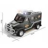 Piggy bank Safe Car Police vaikams už kodą Monetos Banknotai DIDELI