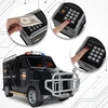Piggy bank Safe Car Police vaikams už kodą Monetos Banknotai DIDELI