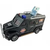 Piggy bank Safe Car Police vaikams už kodą Monetos Banknotai DIDELI