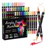 Bez Marki Pisaki akrylowe 36 vnt 72 dwustronne wodoodporne do DIY