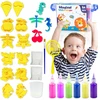 Bez Marki PLASTIKOS PASTA DAŽYMAI ANT VANDENS CREATIVE DIY AQUA GEL VAIKAMS