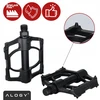 Bez Marki PLATFORMINIAI DVIRAČIO PEDALAI ALUMINIUMINIAI MTB BMX KAIŠČIAI 9/16" LIGHT UNIVERSAL