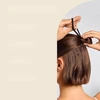 Bez Marki PLAUKŲ KARAŠTIS 8 VNT NAILONINIAI MINKŠTI ELASTINGI MOTERIŠKAI AKSESUARAI
