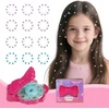 Bez Marki PLAUKŲ RINKINYS 180 MINI CRYSTALS SAFE BROWNING