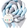 Bez Marki Pleciona poduszka/warkocz do spania kūdikiams, ochraniacz do łóżeczka