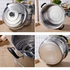 PLIENINIS PUODAS STEAMING INSERT STEAM STEAM INSERTS DANGAS