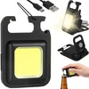 Bez Marki POCKET LAMP kelių LED mini USB magnetinių raktų pakabuko raktų pakabuko atidarytuvas