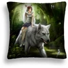 Bez Marki PODUSZKA FANTASY 01 Baltas WILK LEŚNA WRÓŻKA ELF PL