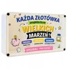 Bez Marki PREZENT Skarbonka su nadrukiem duża OSZCZĘDZANIE Każda Złotówka