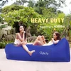 Bez Marki Pripučiamas gultas turistinis čiužinys ergonomiškas 218x70x50 cm mėlynas