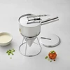 Bez Marki Profesjonalny dozownik do Batter Lejek kuchenny su drutem 1200ML 8MM W Pokrywa
