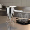 Bez Marki Profesjonalny dozownik do Batter Lejek kuchenny su drutem 1200ML 8MM W Pokrywa