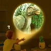 Bez Marki PROJEKTORIUS PROJEKTORIUS BIRŠTINĖS LEMPAS DINOZAURŲ KIAUŠINIS 24 SKAIDRĖS ŽAISLŲ FIGŪRA