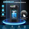 Bez Marki PRYSZNIC KEMPINGOWY Turistinis 6000mAh ZBIORNIK 20L USB IPX7