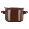 Bez Marki Puodas emaliuotas Orion Brown 14 cm 950 ml