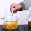 Bez Marki Puodas stiklinis su dangteliu, 1,5 l