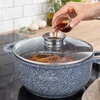 Bez Marki Puodas su keramikine-marmurine danga 24 cm 4,5 L
