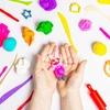 Bez Marki PUUTOS Plastilino polimerinio molio žaismingos tešlos plastikinė masė 12 vnt
