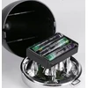 Bez Marki RETRO LED DVIRAČIO PRIEKINIS LEMPAS, Juodas, 3 DIODAI