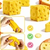 Bez Marki Rinkinyje 1 vnt Gniotek Anti-stress Squishy CHEESE NAUJIENA