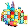 Bez Marki Rinkinys Kaladėlės MAGNETYCZNE KONSTRUKCYJNE PANELE MAGNETIC TILES 100 + GRATISY