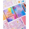 Bez Marki Rinkinys KREATYWNY ZESZYT PAMIĘTNIK DLA DZIEWCZYNEK NAKLEJKI SCRAPBOOKING DIY