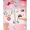 Bez Marki Rinkinys KREATYWNY ZESZYT PAMIĘTNIK DLA DZIEWCZYNEK NAKLEJKI SCRAPBOOKING DIY