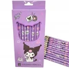 Bez Marki Rinkinys KREDEK OŁÓWKOWYCH Kredki ołówkowe 12 kolorów Kuromi Sanrio Kawaii