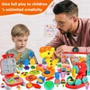 Bez Marki Rinkinys plastilininės tešlos ledų gaminimo aparatui Makaronų priedai 52 vnt