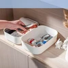 Bez Marki Rinkinys pojemników su pokrywkami – plastikowe kosze su laikikliu organizery