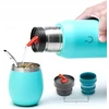 Bez Marki Rinkinys Yerba Mate: Termosas 750ml, Kubilas, Bombilla