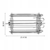 Bez Marki Rotisserie Skewer Cage BBQ Rolling Grilis Basket Rotisserie Kebab Iešmo rinkinys