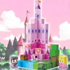 Bez Marki Rožinė Garden Princess Castle Mokomieji žaislai Magnetiniai statybiniai blokeliai 100vnt