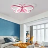 Bez Marki Różowa Lampa sufitowa w kształcie Motyla Oliwka 1 |pokój dla dziecka|36W