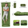 Bez Marki Savipūtis stovyklavimo čiužinys 200x70cm, ergonomiškas, žalias