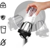 Bez Marki SHAKER 500 ml BUTELINIS BALTYMŲ PUODULIS VANDENS KOKTEILIAMS LAIKYTIS KAIRIS MIŠYKLĖLIS