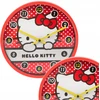 Bez Marki Sieninis laikrodis WISZĄCY DLA DZIECI HELLO KITTY Raudonas ANALOGOWY NA ŚCIANĘ