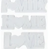 Bez Marki SILICONE MOL RINKINYS IŠ 3 PIRMŲJŲ ŠEIMOS RAŠTO LIETO PRIEDŲ