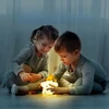 Bez Marki Silikoninė Led naktinė lemputė "žvaigždutė" vaikams, Rgb spalvos