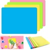 Bez Marki SILIKONINIAI KILMĖLIAI 4 VIENETŲ 40X30CM SPALVINGAS APSAUGINIŲ RINKINYS DIDELIS